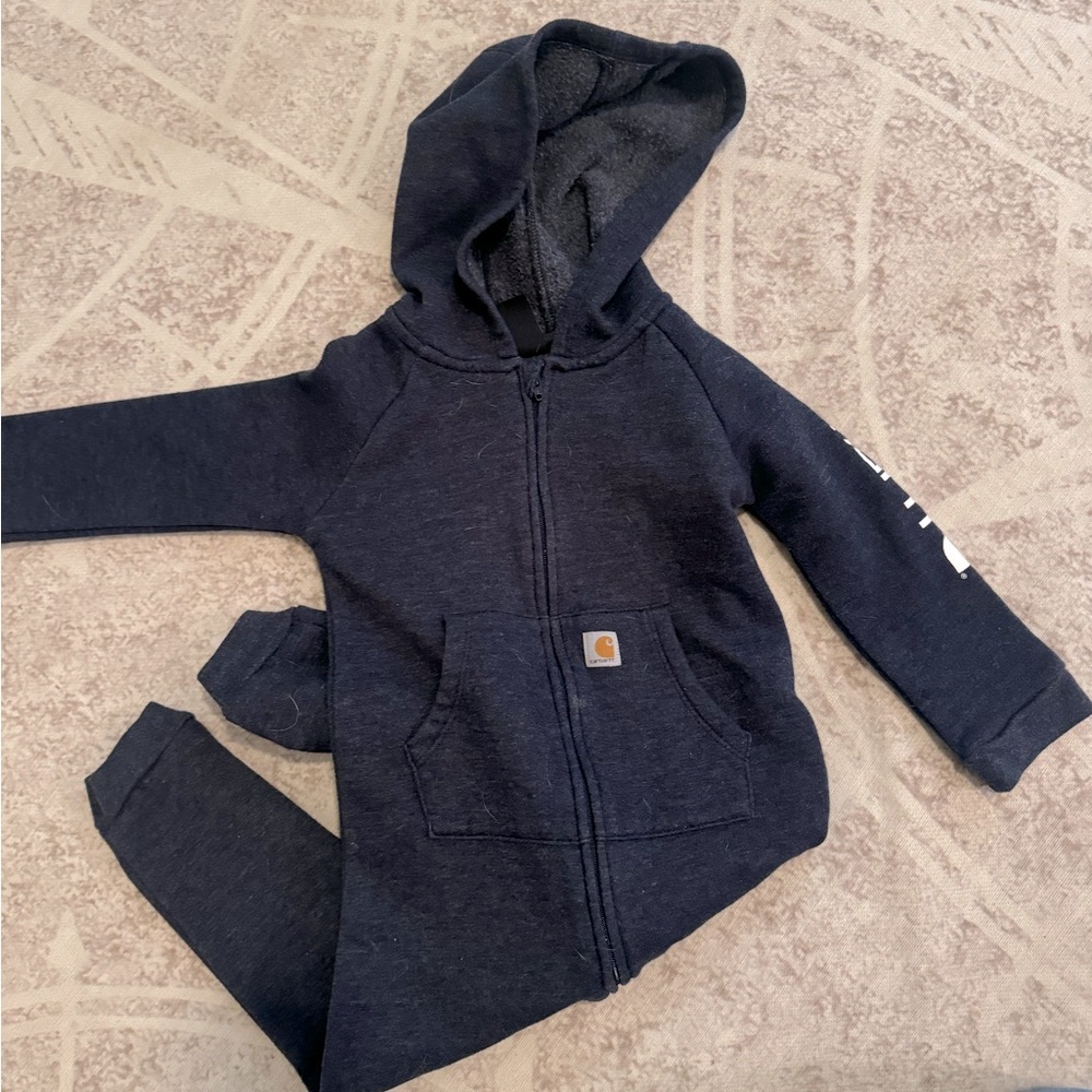 Carhartt Baby Long Sleeve Zip Fronted Hooded Coverall